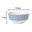 16pc Blue Geo Dinner Set
