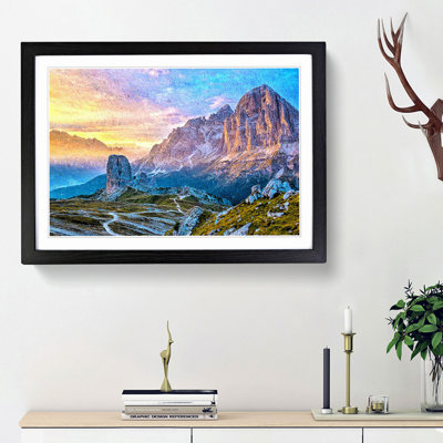 Mountain View - Picture Frame Painting Print