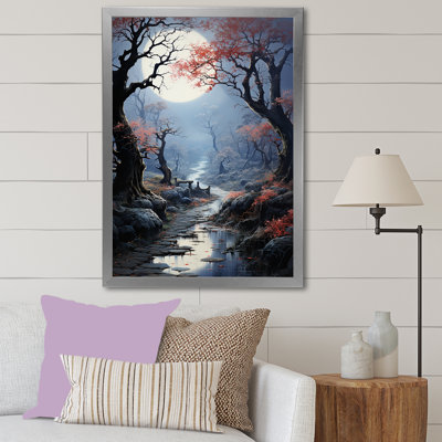 Moonlit Shadows In Winter V sur impression sur toile