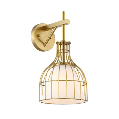 Millani 8 in. 1-Light Indoor Wall Sconce Light for Bathrooms
