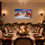 «Christmas Christmas Village Snowy Evening Scene», ensemble de 3 impressions sur toile-540570450