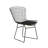 Elle Decor Holly Mid Century Modern Dining Side Chair with Geometric Grid Wire Design-25951760
