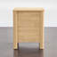 Table de chevet 15,8 po - Rangement à 3 niveaux, détails métalliques