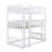 Kayda Twin Over Twin Over Twin Triple Rubber Wood Bunk Bed, With Ladders, Guardrails Detachable Bunk Bed-106307181