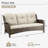 Wicker Outdoor Patio Sofa-1157918759