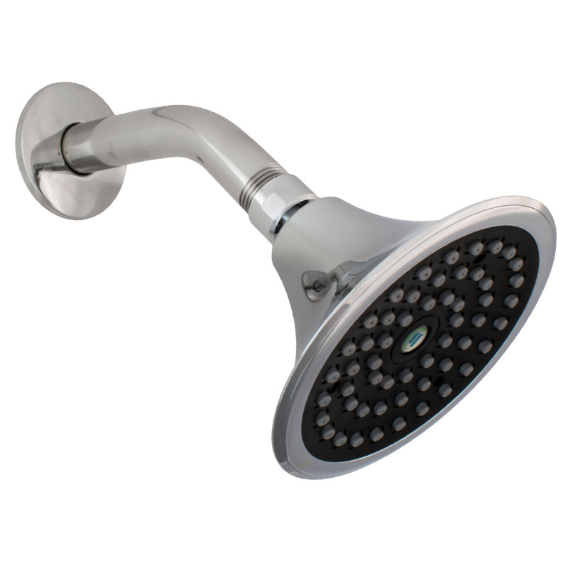 Chrome Medium Round Wall Mounted Rain Shower Head