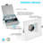 4" Selectable CCT Square LED Canless Recessed Lighting Kit