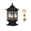 Luminaire colonne extérieur rétro pour colonne