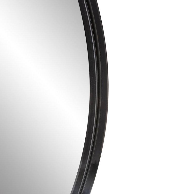 Miroir rond en acier inoxydable