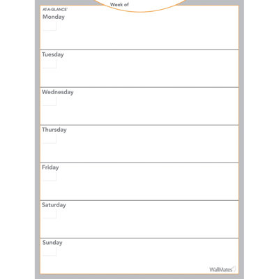 Plastic Dry Erase Board