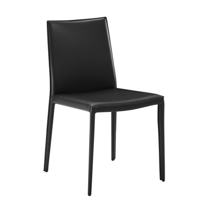 Chaise rembourrée en cuir Kurland Sperazza