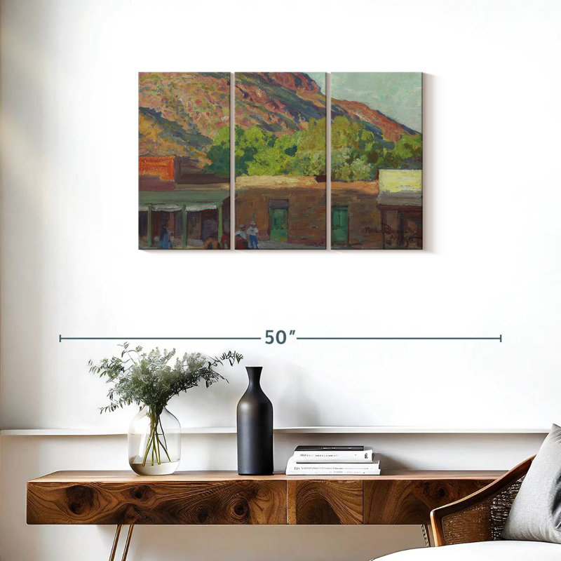 Lelar Adobe Town 1915, 20" H x 33" W