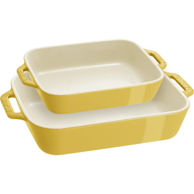 Ceramique 2-Piece Rectangular Baking Dish Set