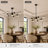10-Light 30.7" Modern Sputnik LED Chandelier