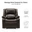 Fauteuil inclinable manuel en similicuir Hayesville-1835020136