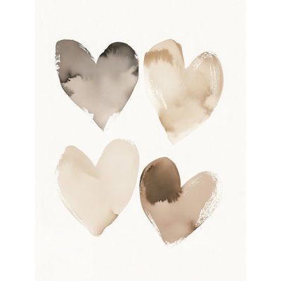 Earthy Hearts Print