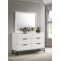 Commode 6 tiroirs avec miroir Kerns