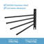 Gimbya 34 cm L Towel Rack-930544190