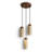 Adonia 3-Light Travertine Cluster Pendant