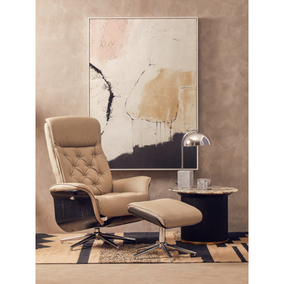 Zora 83cm Wide Swivel Standard Recliner