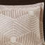 Housse de couette double / grand en coton rosé, géométrique, 2 taies décoratives standard géométriques roses pour grand lit, assorties