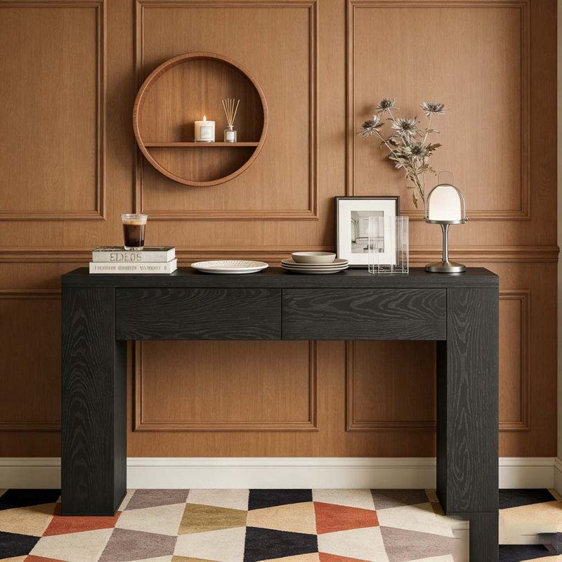 Table de canapé, table de couloir, Noir