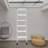 6 Steps Wall Mounted Retractable Folding Ladder-404592287