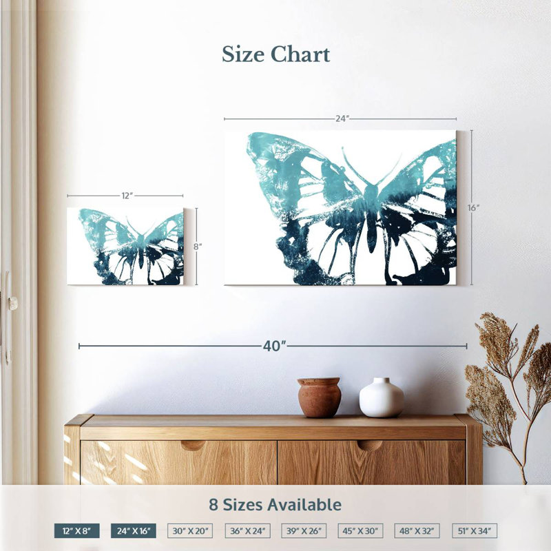 Butterfly Imprint I, 16" H x 24" W