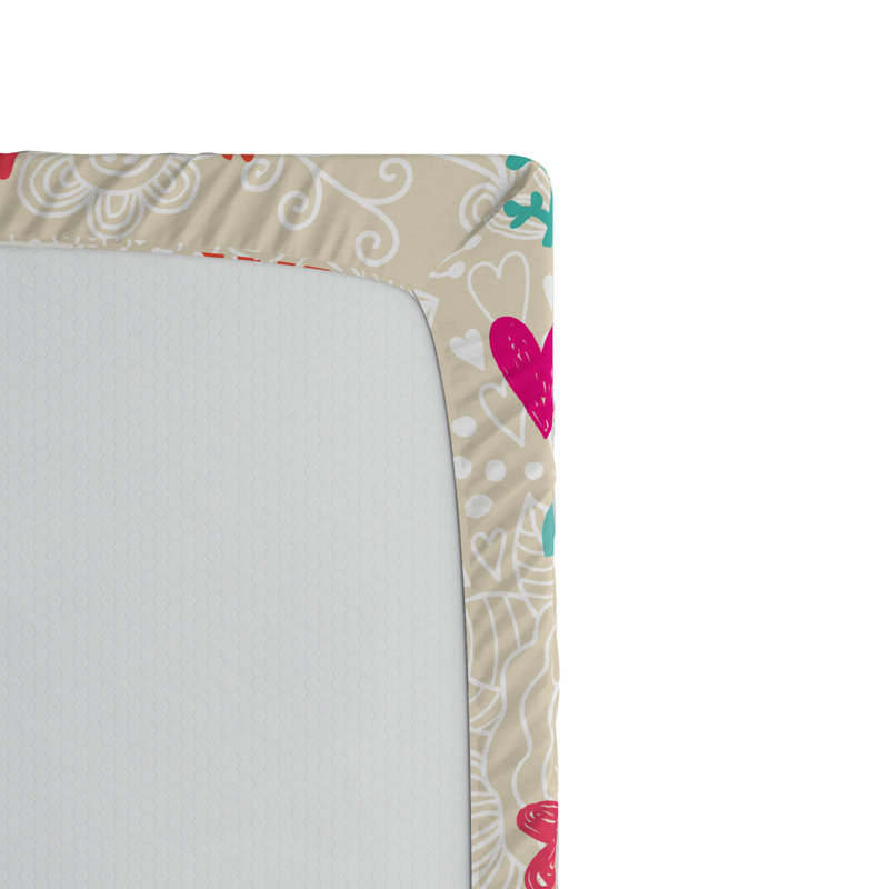 Ambesonne Microfiber Fitted Sheet