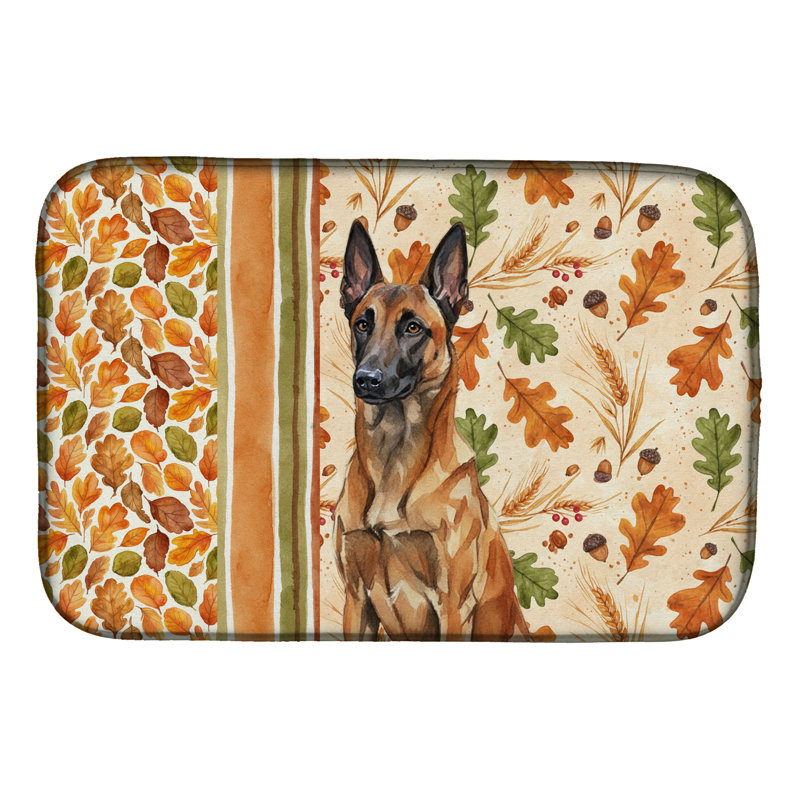 Tapis de séchage en acajou Belge Malinois Heirloom