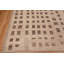Tapis tribal géométrique crème / brun One-of-a-Kind Modern
