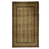 Hand-Knotted High-Quality Beige Area Rug