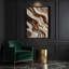 Abstrait art fluide sur toile beige 91-1542028897