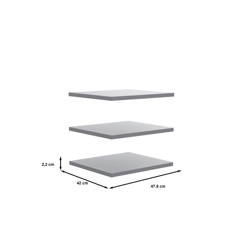 Heriberto 47.8cm Shelving