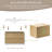 36" Floating Bathroom Vanity Modern Wall-Mounted Single Vanity with Integrated Resin Top, 2 Soft Close Drawers, Full Assembly, Natural Oak-758105870-795876340