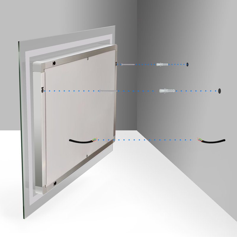 Ayriana Rectangle Mirror, 60cm H x 100cm W
