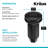 KRAUS Garbage Disposal Air Switch Kit with Push Button, AC Adapter, Power Cord, and Air Tube Included-88974562