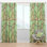 Pattern with Tree Rings - Modern Curtain - Velvet Room darkening - 1 panel