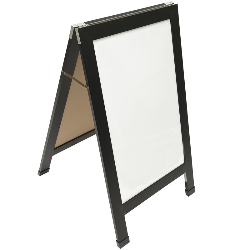 Tableau blanc indestructible de 40 po x 22 po Excello Global Products, Noir