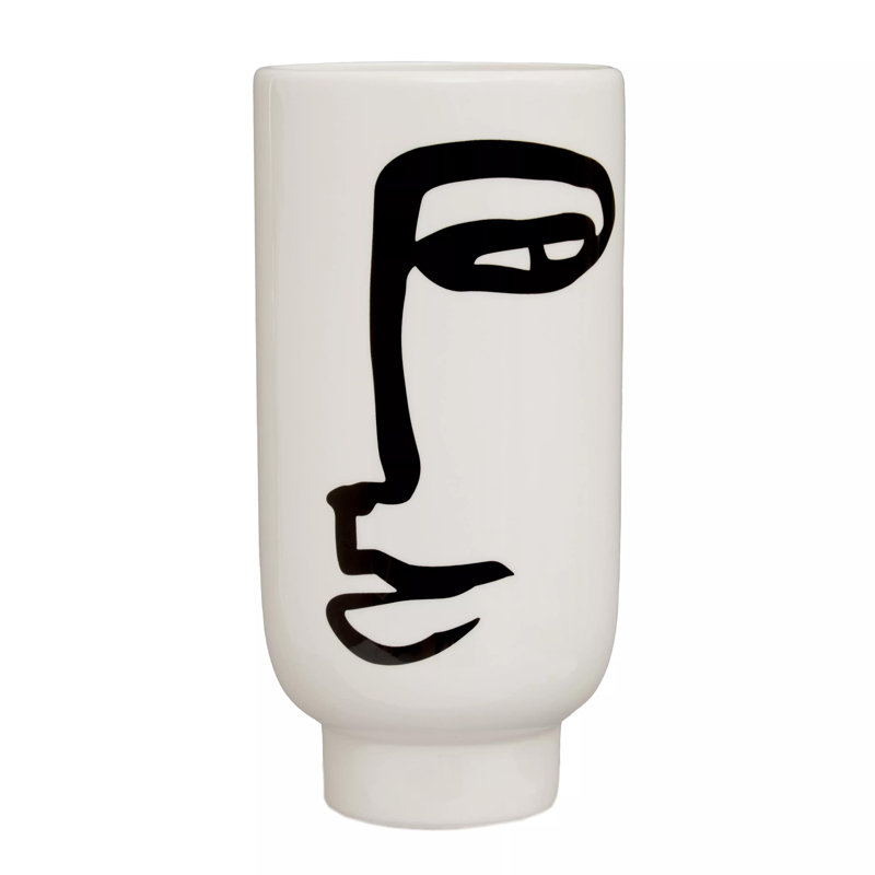 Anatilde Earthenware Table Vase, 27cm H x 13cm W x 13cm D