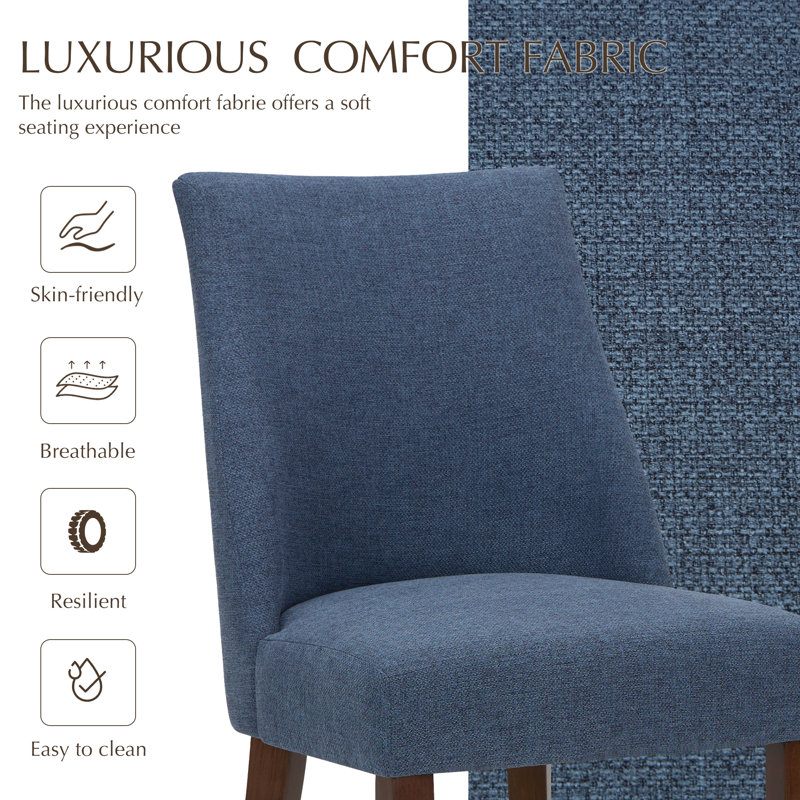 Chaise d'appoint Parsons, Bleu