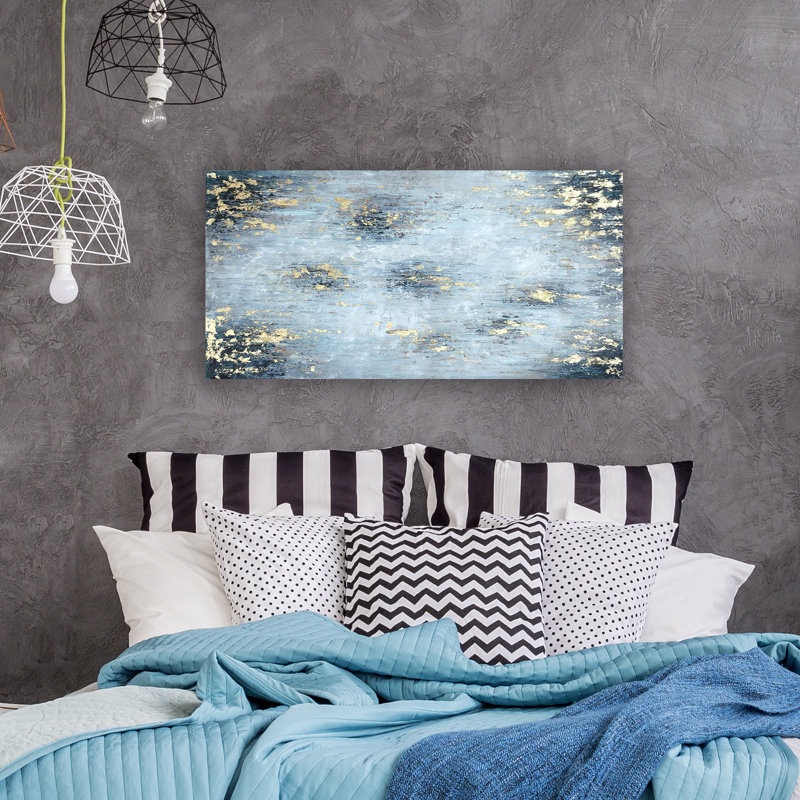 Art abstrait - peinture sur toile tendue