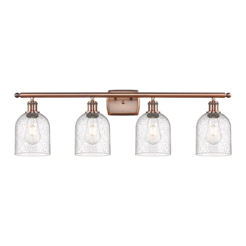 Anacaren 4 - Light Dimmable Vanity Light, Seedy, Antique Copper