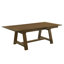 Ensemble de salle à manger 9 pièces : table à rallonge de 40 cm, chaises rembourrées, bois massif, fini chaleureux, mobilier en bois.