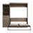Arlex Murphy Bed with Shelving and Drawers-199520207-200047023