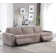 123.2'' Wide Modern Corduroy Power Reclining Sofa With USB Port