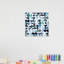«Blue Ink Dots» par Ninola Design - reproduction d'art-53057927-53057928-53057946