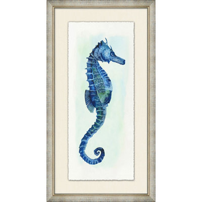Small Watercolor Seahorse 1 Painting