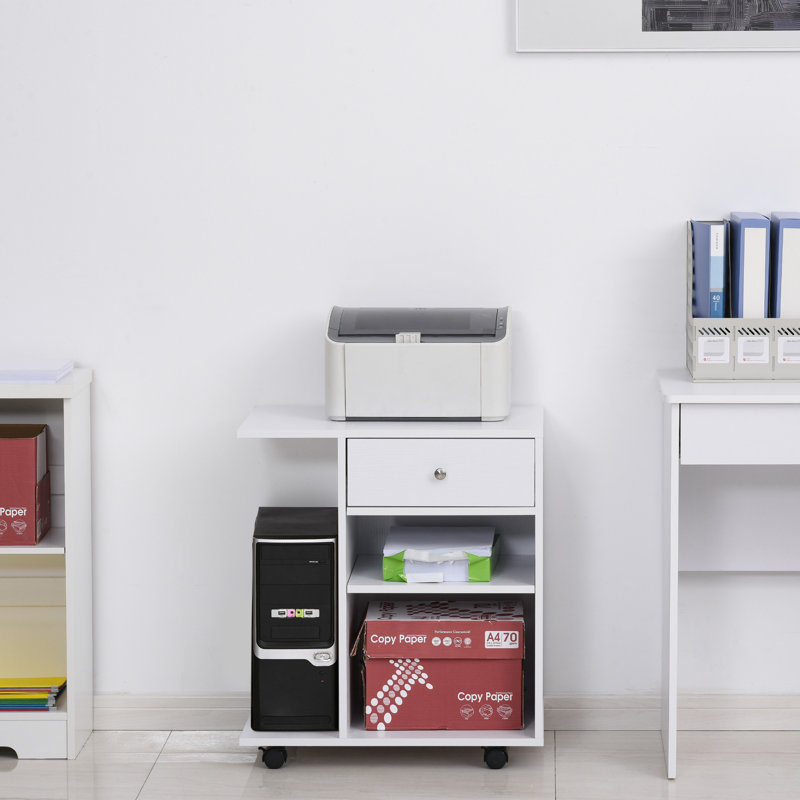 23.5'' Wide 1 - Drawer Filing Storage Cabinet, White