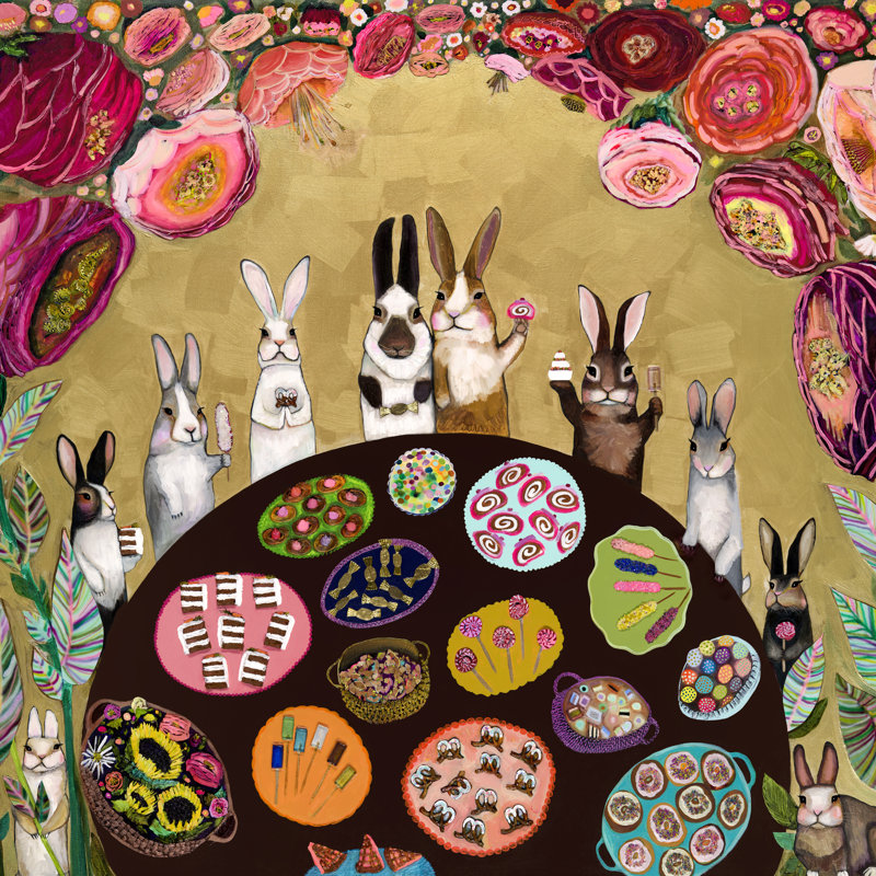Carrot Cake par Eli Halpin - impression sur toile tendue, H 12 po x l 12 po